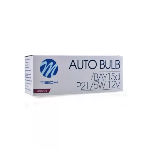 M-TECH izzó BAY15d P21/5W 21/5W 12V CLEAR - Z15 - 10 db