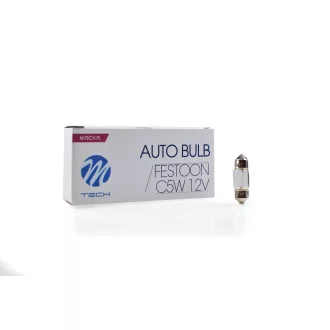 M-TECH izzó C5W 31mm SV8.5 5W 12V - Z32 - 10 db