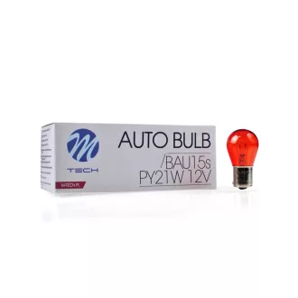 M-TECH izzó BAU15s PY21W 21W 12V AMBER - Z36 - 10 db