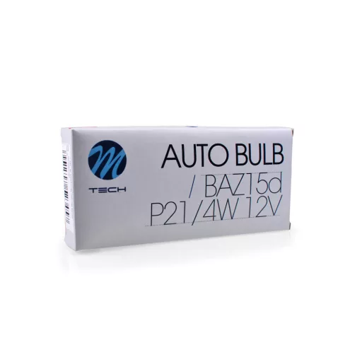 M-TECH izzó BAZ15d P21/4W 21/4W 12V CLEAR - Z37 - 10 db