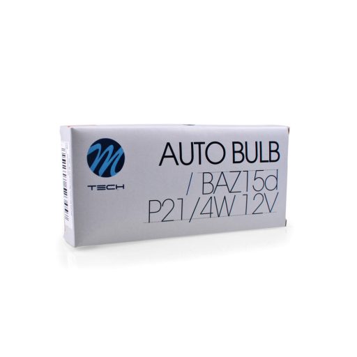M-TECH izzó BAZ15d P21/4W 21/4W 12V CLEAR - Z37 - 10 db