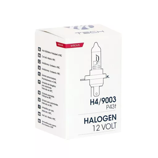 Halogén M-TECH izzó H4 9003 HB2 P43t 60/55W 12V