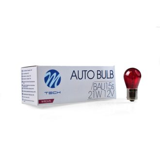 M-TECH bulb BAU15s 12V/21W piros - Z59 - 10 db