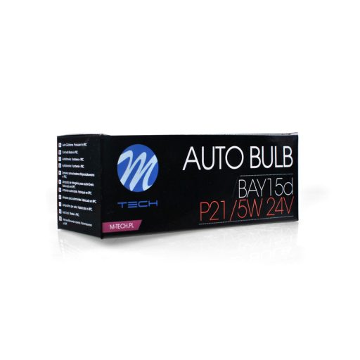 M-TECH izzó BAY15d 24V/21/5W CLEAR - Z915 - 10 db