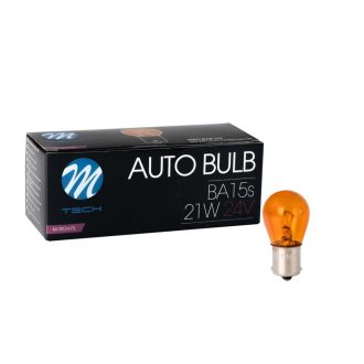 M-TECH izzó BA15s S25 21W 42V AMBER - Z919 - 10 db