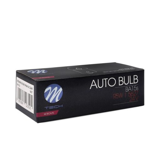 M-TECH izzó BA15s R5W G18 24V/5W CLEAR - Z930 - 10 db