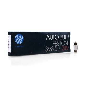 M-TECH izzó C5W T11x31 SV8.5 24V/5W CLEAR - Z932 - 10 db