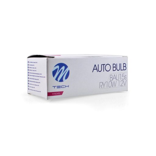 M-TECH izzó RY10W BAU15S 10W 12V AMBER - Z95 - 10 db