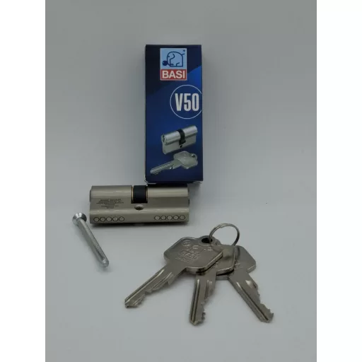 Basi V50 45x45 nikkelezett zárbetét