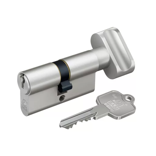 Basi V50 30x30G gombos nikkelezett zárbetét